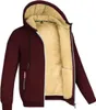 ASKSA Herren Gefuettert Fleece Kapuzenpullover Zipper Produktbild-Vorschau 1
