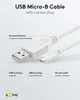 Cavo USB 2.0 Hi-Speed spina A spina Micro B bianco - Anteprima dell’immagine prodotto 5