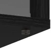 Buffet vidaXL noir aspect chêne 25,5 x 22 x 69,5 cm Voir les images du produit 9