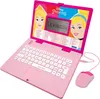 A pink toy laptop with Disney Princess characters on the screen. Produktbild-Vorschau