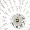 Lampa stojąca Relaxdays Kristall, klosz z organzy, okrągła Podgląd zdjęcia produktu 7