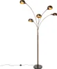 Design Stehlampe DunkelBronze mit Goldenen 5 Lichtern Produktbild-Vorschau 7