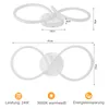 ZMH LED plafondlamp, slaapkamer, 24W, keukenlamp, modern, Productafbeelding-voorbeeld 2
