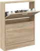 vidaXL Botník dub 59 x 17 x 81 cm materiál na bázi dřeva Náhled obrázku produktu 3