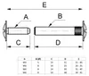 SOTECH Meubelverbinder schroef CONNECT M4 x 31-40mm (10 Productafbeelding-voorbeeld 3