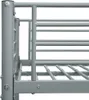 vidaXL Châssis de lit superposé Gris Métal 140x200 Voir les images du produit 4