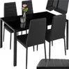 tectake® Esszimmergruppe Berlin 5-teilig gepolstert mit Produktbild-Vorschau 1