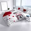 4-teiliges Bettwäsche-Set Love Herzen Mikrofaser 135x200 cm Produktbild-Vorschau 5