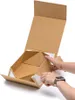 Coffret cadeau magnétique Kraft 200 x 200 x 90 mm Coffret Voir les images du produit 3