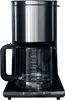 A black and silver coffee maker is shown against a white background. Anteprima dell’immagine prodotto
