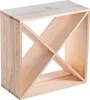 KADAX Weinregal aus Holz, 52 x 25.5 x 52 cm, Natürlich, 1 Produktbild-Vorschau 11