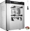 A commercial ice cream maker is shown against a white background. A small bowl of colorful ice cream scoops is in the bottom right corner. Voir les images du produit