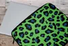 MuchoWow® Laptop Hülle 15 Zoll Panther Druck - Neon - Grün Produktbild-Vorschau 4