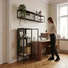 Vitrinenschrank 'Borshavisa' 116 x 34 x 30 cm mit 1 Tür und Produktbild-Vorschau 3