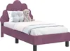 vidaXL Sommier de lit d'enfant avec tête de lit Lila 70 x Voir les images du produit 1