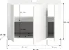 Xonox.home Waschtischunterschrank Vira BxHxT 82 x 56 cm x Produktbild-Vorschau 7
