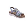 Rieker Damen Sandalette Blau/Bunt Voir les images du produit 63