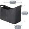 com-four® 2x Filz-Tasche XXL für den Einkauf, Zeitungen, Produktbild-Vorschau 6