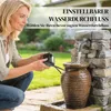 Outsunny Gartenbrunnen mit warmweißen LED-Lichtern Produktbild-Vorschau 5