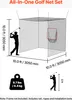 SucceBuy Cage de golf 305 x 305 x 305 cm, cage de frappe Voir les images du produit 2