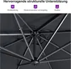 PURPLE LEAF Sonnenschirm Rechteckig, 300 x 400 cm Aluminium Produktbild-Vorschau 4