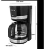 Teesa Koffiezetapparaat 1,5L noir Voir les images du produit 3