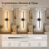 100cm Innen Akku Wandlampe mit Fernbedienung & Schalter, Produktbild-Vorschau 8