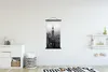 MuchoWow® Textilposter New York City Schwarz-Weiß-Fotodruck Produktbild-Vorschau 2