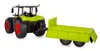A toy tractor with a trailer, shown from a three-quarter front angle against a white background. Produktbild-Vorschau