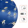1.01 Guirlande lumineuse filaire avec 100 LED étoiles - Voir les images du produit 3