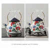 Tetera de porcelana Serenk Premium de 2,1 litros, decorada, Vista previa de la imagen del producto 5