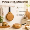 Doppelseitige Antihaft-Wendepfanne, für Zuhause, Hotels und Produktbild-Vorschau 5