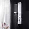 Duschpaneel aus Glas mit Thermostat in Weiss mit XXL Produktbild-Vorschau 2