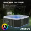 AREBOS Spa vířivka 2400 W, automaticky nafukovací, vnitřní Náhled obrázku produktu 4