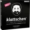 The image shows the front of a board game box with a stylized illustration of a man's face and text. Produktbild-Vorschau