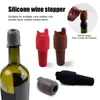 4er-Pack Silikon-Weinstopfen mit Griff, auslaufsicher, Produktbild-Vorschau 2
