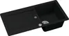 CENTA Spüle NAOS 45 860 x 435 mm schwarz NAOS 45 BL Produktbild-Vorschau 3