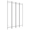 A black metal garden trellis with decorative circles at the top. Podgląd zdjęcia produktu