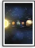 Gerahmtes Poster - Schwarzer Rahmen - Kosmos Planet - Produktbild-Vorschau 1