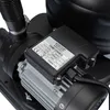 Close-up view of a water pump motor and control box with a label. Produktbild-Vorschau