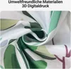 Duschvorhang 240x180cm Grün Blätter Antischimmel Textil mit Produktbild-Vorschau 4