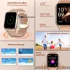 2026 Smartwatch Damen Roségold Rund mit Herzfrequenz, Produktbild-Vorschau 4