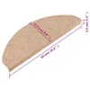 Samolepicí nášlapy na schody 15 ks 65x22,5x3,5 cm béžové Náhled obrázku produktu 8