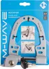 M-Wave Rahmenschloss Booster silber Produktbild-Vorschau 4
