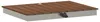 vidaXL Douche de jardin en bois composite (WPC) et en acier Voir les images du produit 1