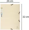 Exacompta 56986SE, Pappe, Sand, A4, 225 g/m², Gummiband, Produktbild-Vorschau 3