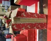 Geschenkpapier Hirsch kariert 70cm x 2m Rolle Rot / Gold Produktbild-Vorschau 5