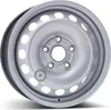 A single silver car wheel rim with multiple circular holes. Anteprima dell’immagine prodotto