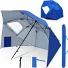 Ombrellone da spiaggia Izrielar 210 cm con protezione UV Anteprima dell’immagine prodotto 1