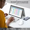 Ergonomische kabellose vertikale Maus 2.4 G+BT5.1 Produktbild-Vorschau 2